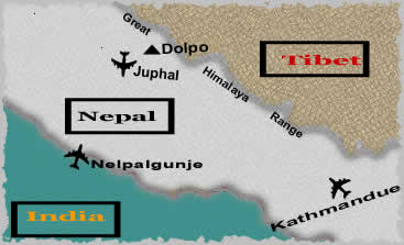 A map of Dolpo