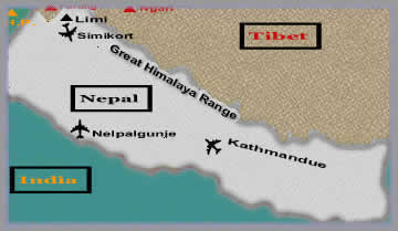 Map of Nepal