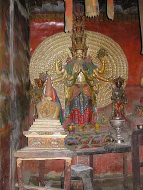 A Statue in Weltse Monastery