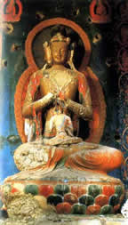 A damaged Statue 