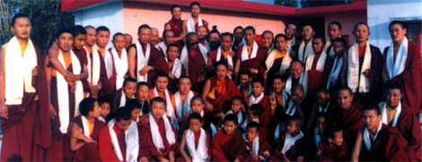 Senge Tenzin Rinpoche and Limi Monks